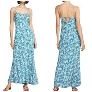 Free People Blue Floral Maxi Dress